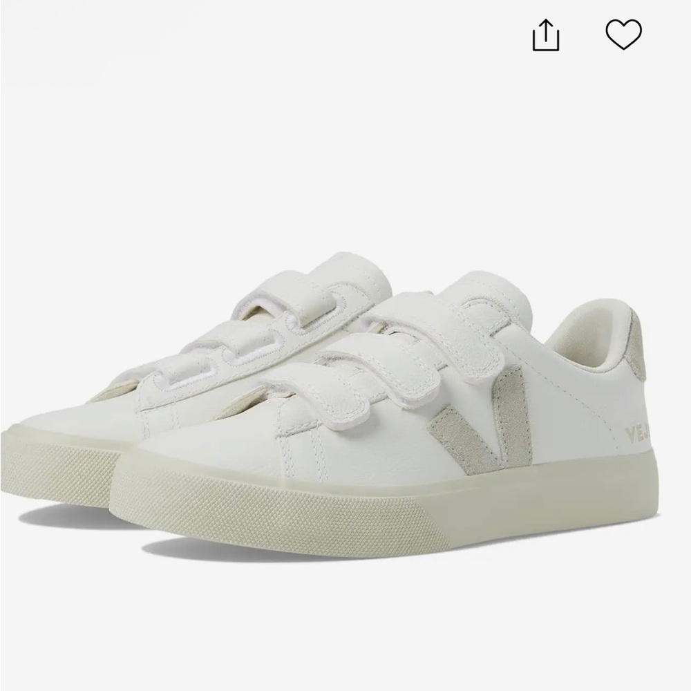 Veja Recife Logo, extra white / natural, 38 / 7